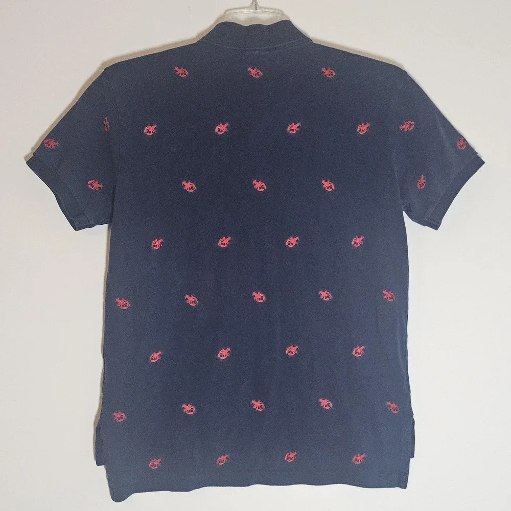 Polo Ralph Lauren Polo Shirt Womens Medium Custom Fit Red Lobster Embroidered